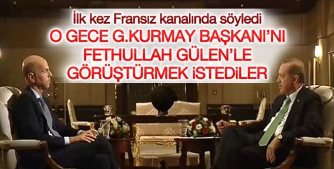 Cumhurbaşkanı Erdoğan France24´e konuştu