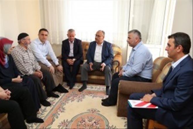 Başkan Hasan Can, 15 Temmuz Şehitlerinin Ailelerini Ziyaret Etti
