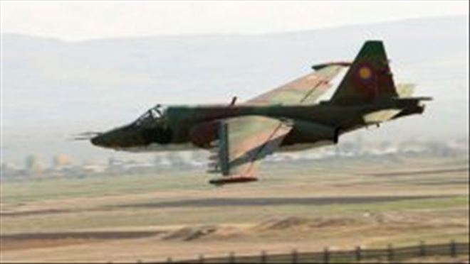 Ermenistan´a ait Su-25 savaş uçağı düşürüldü