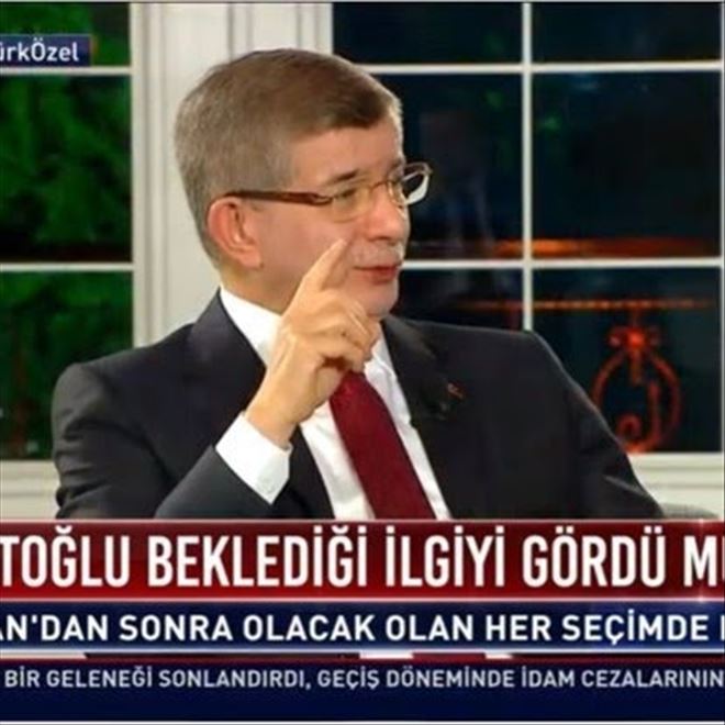 Gelecek Partisi Genel Başkanı Ahmet Davutoğlu Habertürk´te soruları yanıtladı