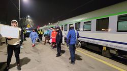 Ukrayna’daki kanser hastası çocuklar, trenle Polonya
