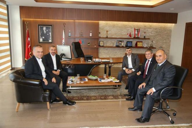 Anadolu yakası Belediye Başkanlarından Nezaket ziyareti